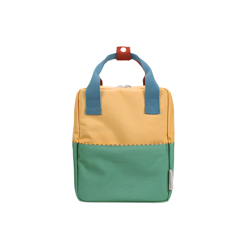 Sticky Lemon Colorblocking Collection Small Backpack  - Sandy Yellow / Aquatic Green