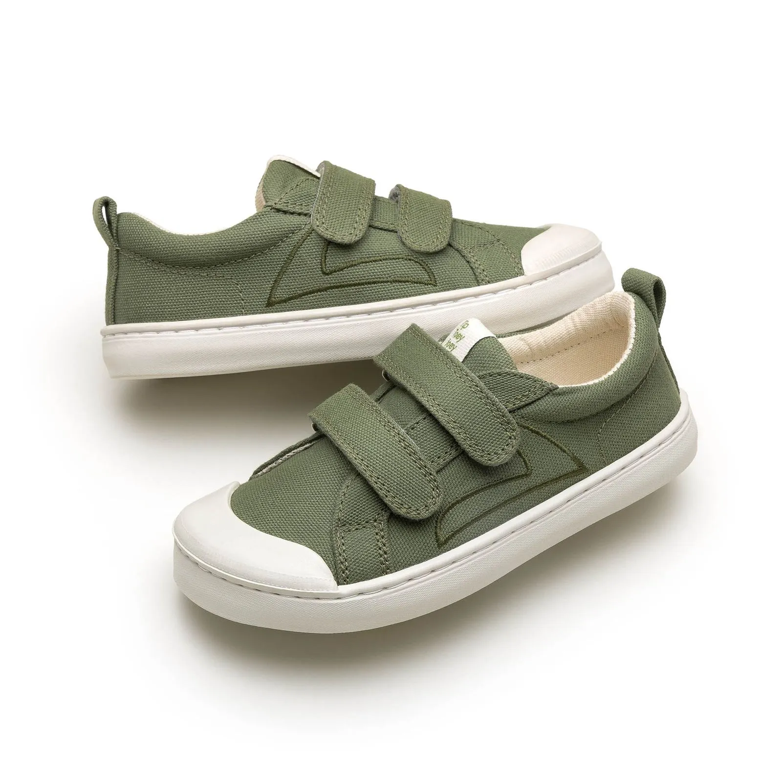 Tip Toey Joey Boy's and Girl's Ramp Green Sneakers - Lona Verde Pistache