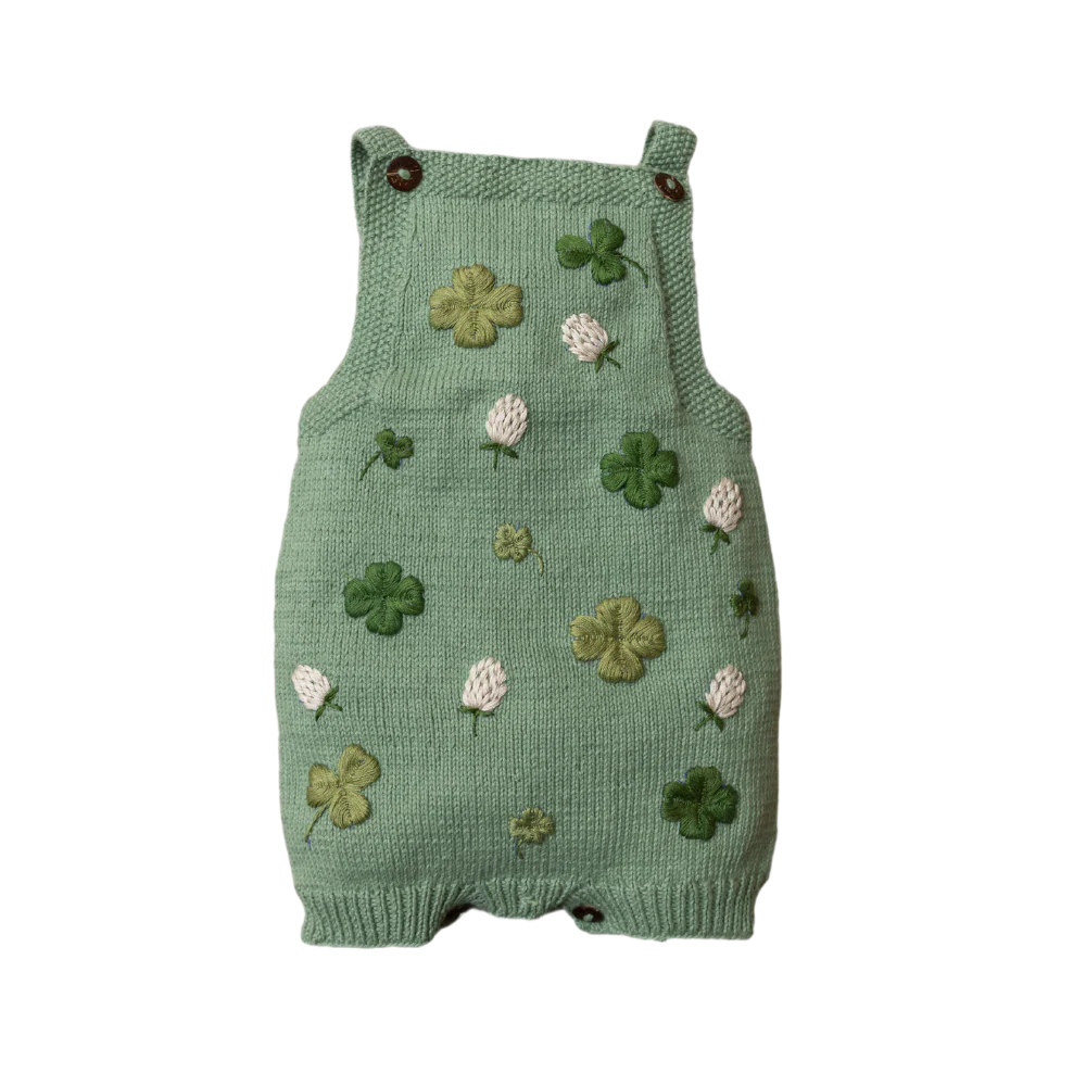 Clover romper - Sage