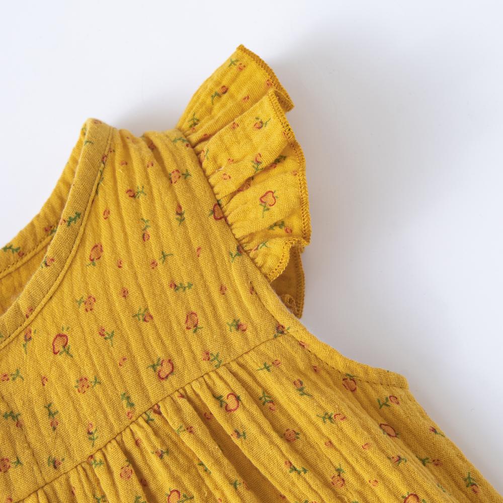 Baby girl small floral floral sleeve conjoined body Infant conjoined clothing Cheap Baby Clothes Wholesale