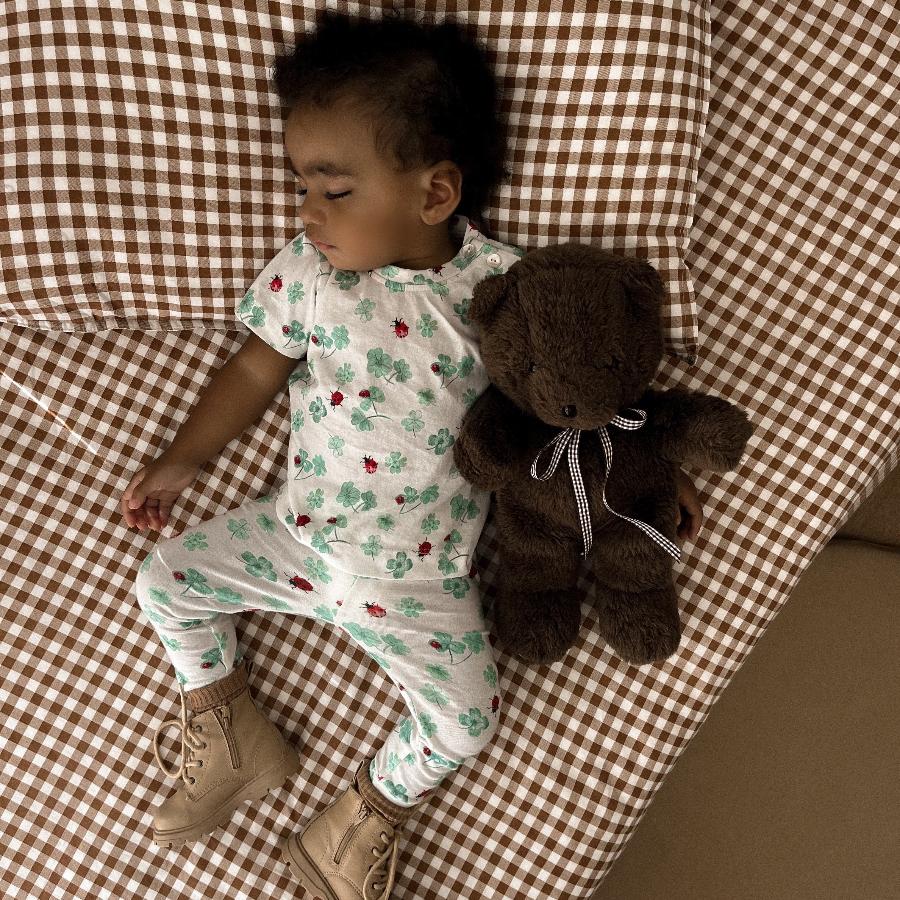 Clover jersey leggings - Marshmellow