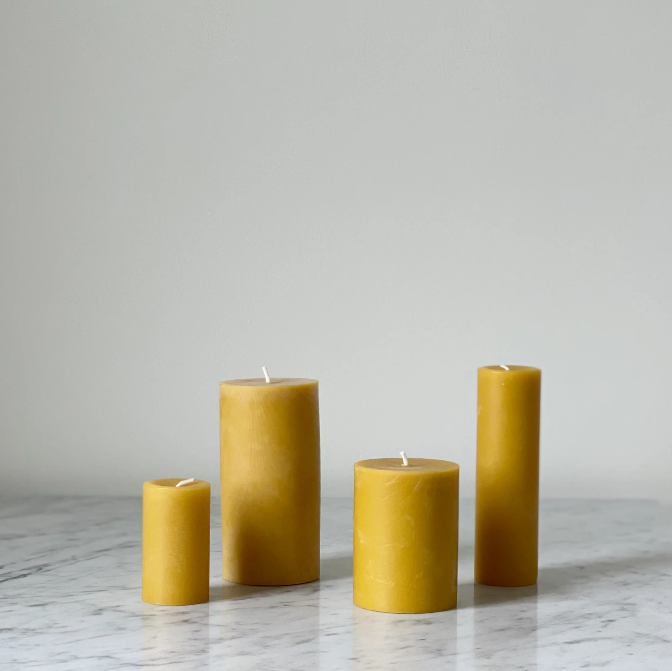 Beeswax Pillar Candles