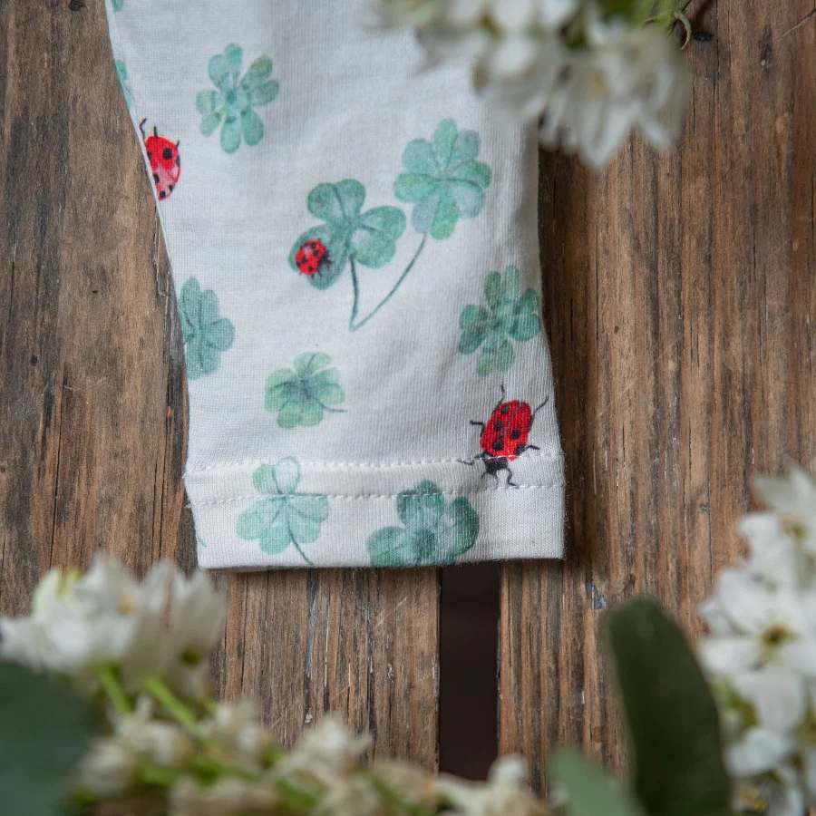 Clover jersey leggings - Marshmellow