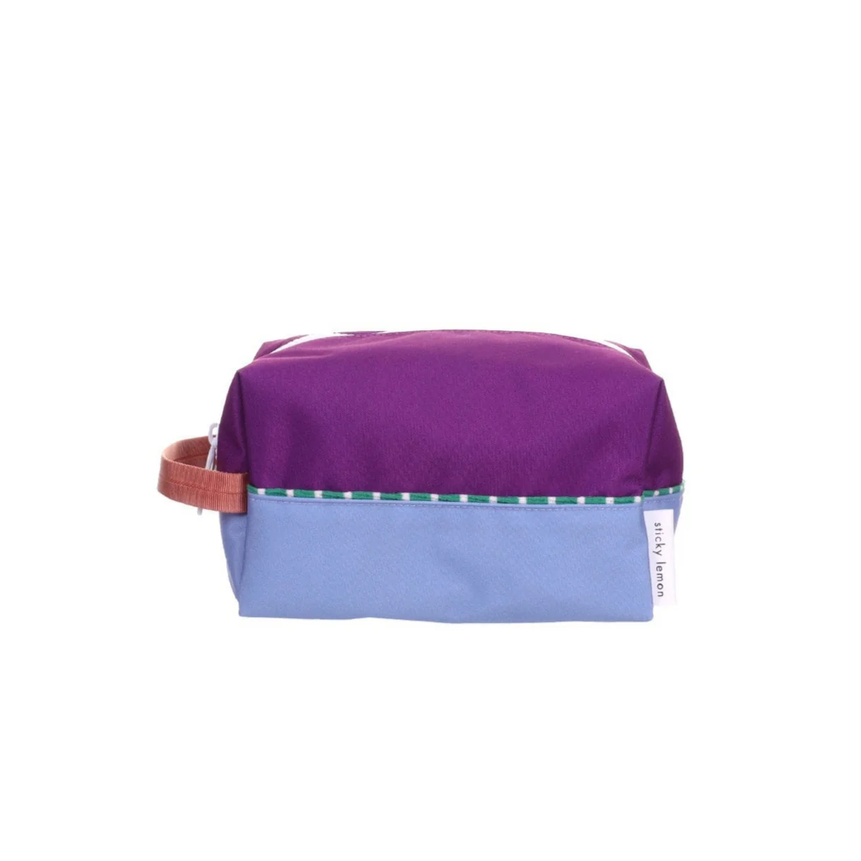 Sticky Lemon Colorblocking Better Together Toiletry Bag - Purple Tights / Badminton Blue