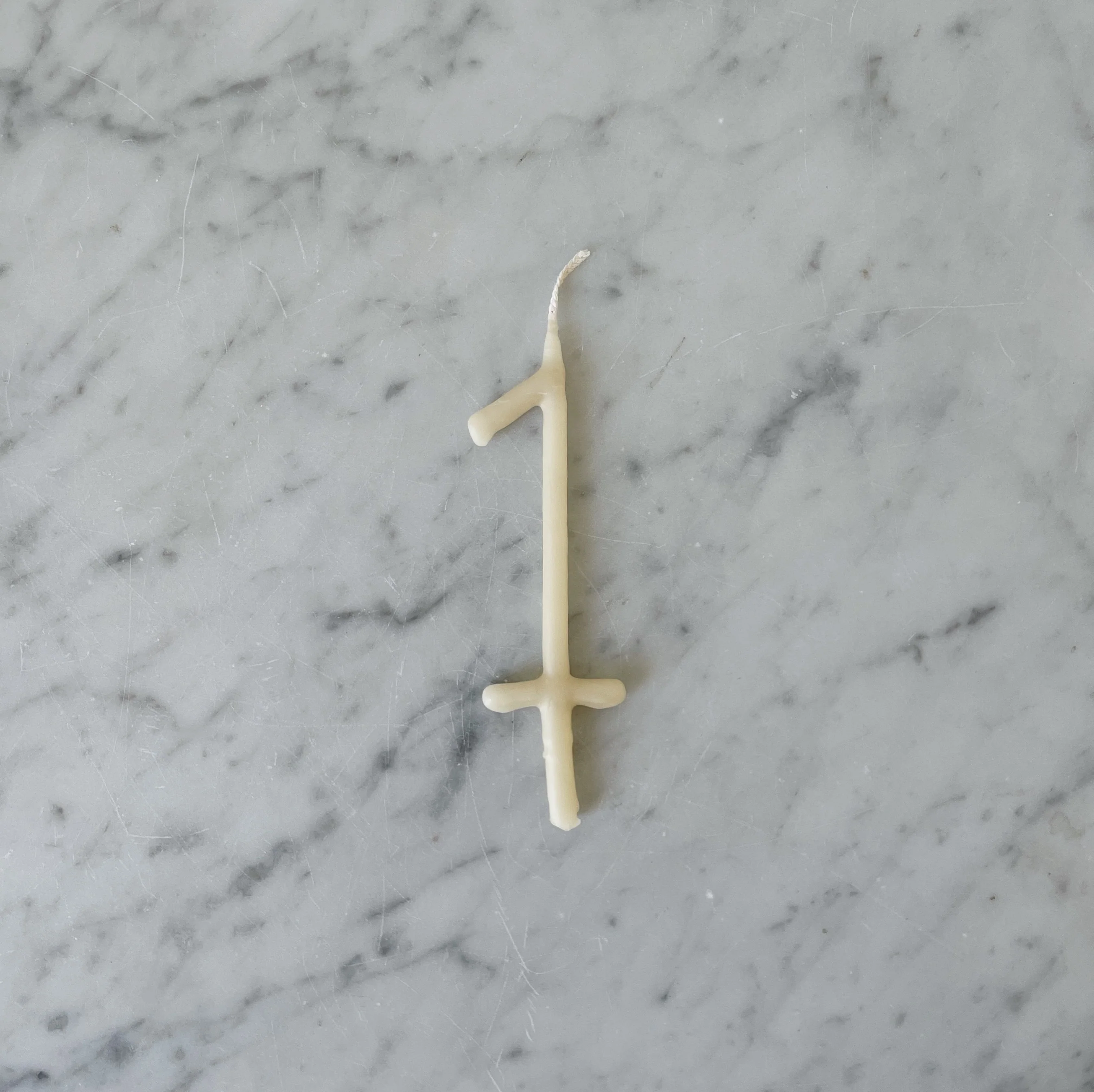 Beeswax Number Candles