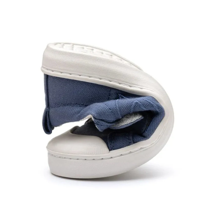 Tip Toey Joey Boy's Ramp Green Sneakers - Lona Azul Klein