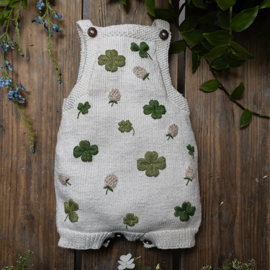 Clover romper - Marshmellow