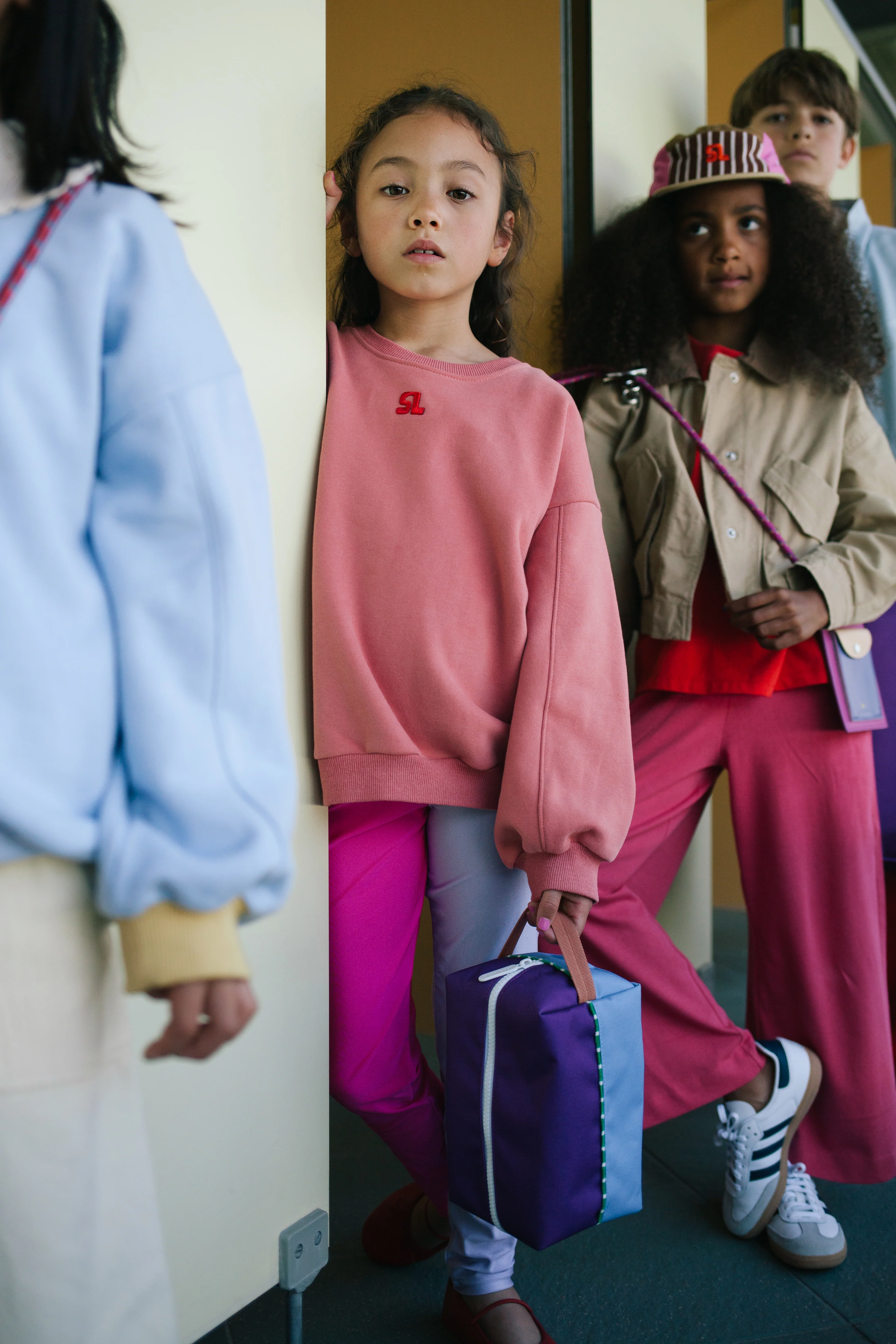 Sticky Lemon Colorblocking Better Together Toiletry Bag - Purple Tights / Badminton Blue