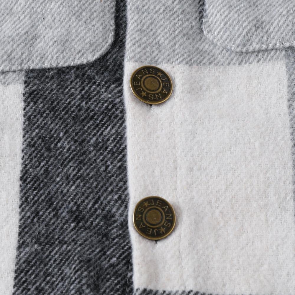 Boys' autumn and winter plaid lapel long sleeved jacket Wholesale Baby Boy Clothes