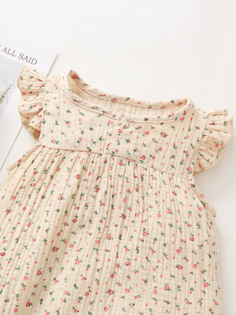 Baby girl small floral floral sleeve conjoined body Infant conjoined clothing Cheap Baby Clothes Wholesale