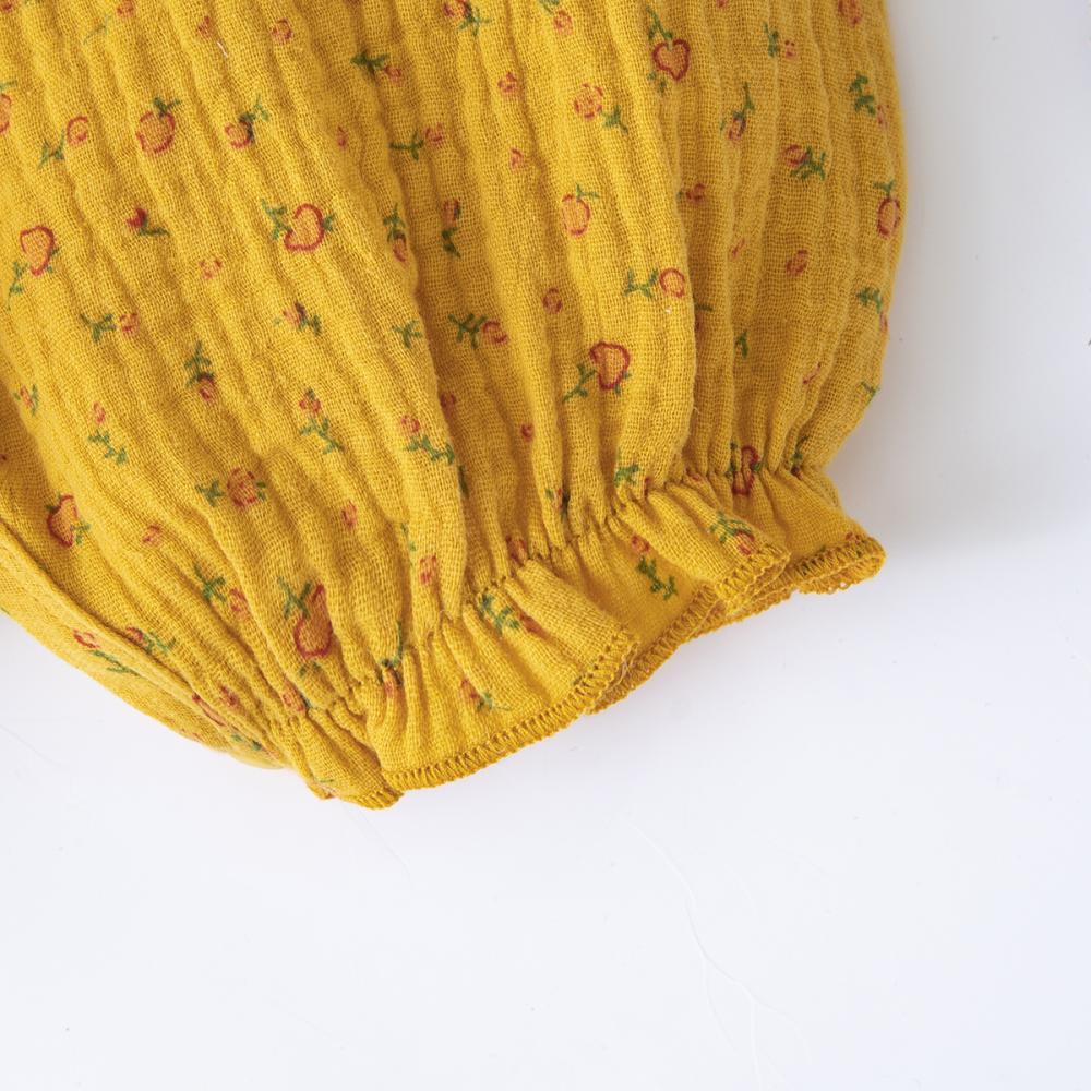 Baby girl small floral floral sleeve conjoined body Infant conjoined clothing Cheap Baby Clothes Wholesale