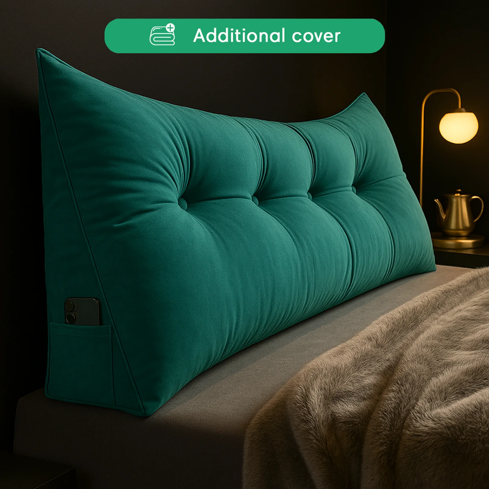 Additional Cover For Luxury Wedge Pillow