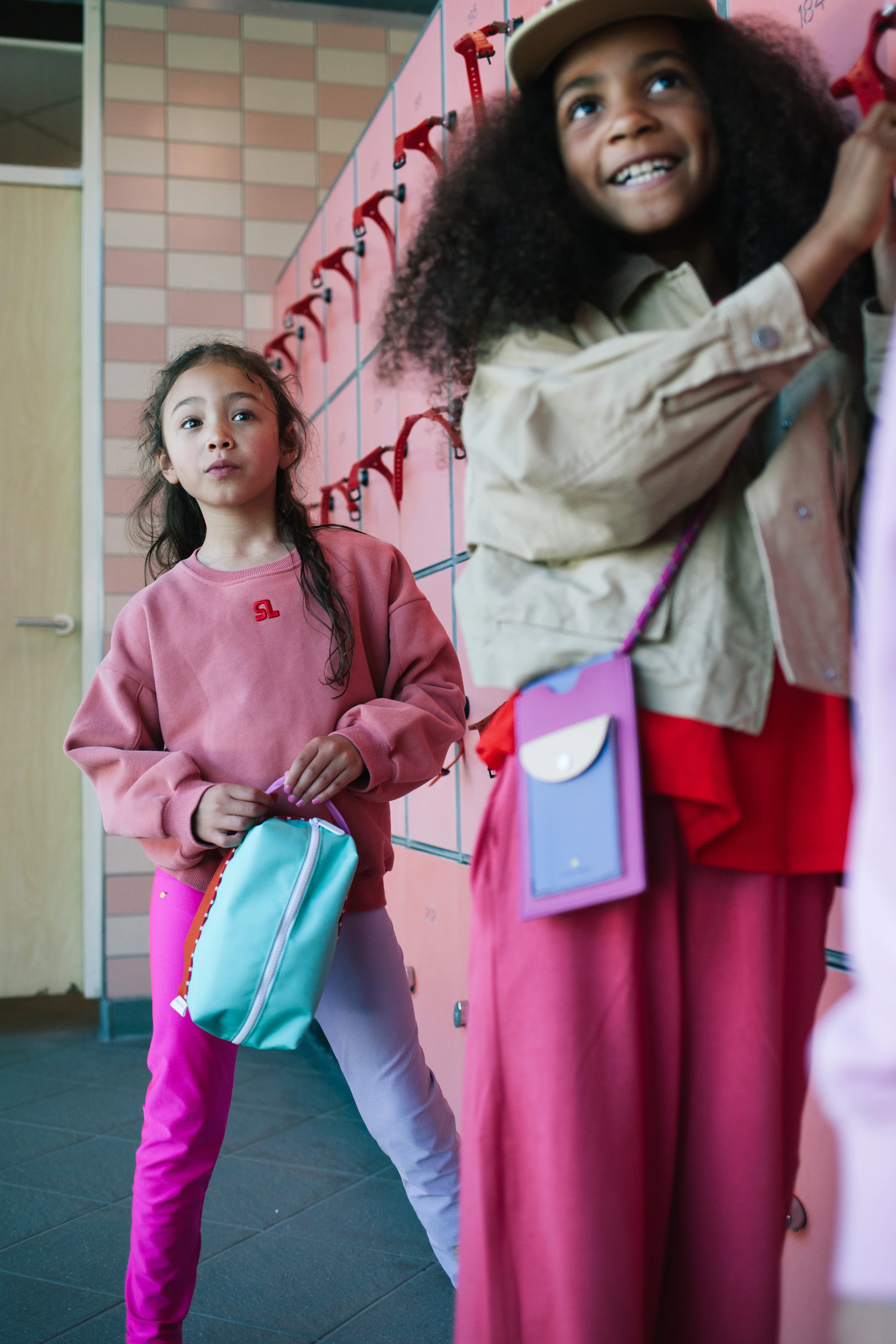 Sticky Lemon Colorblocking Better Together Toiletry Bag - Towel Green / Gravel Orange