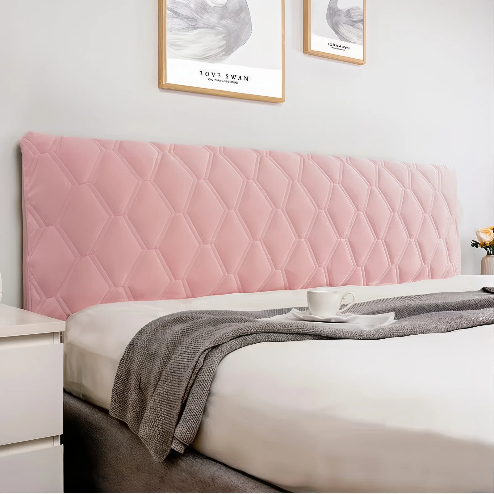 Premium Quilted Headboard Cover