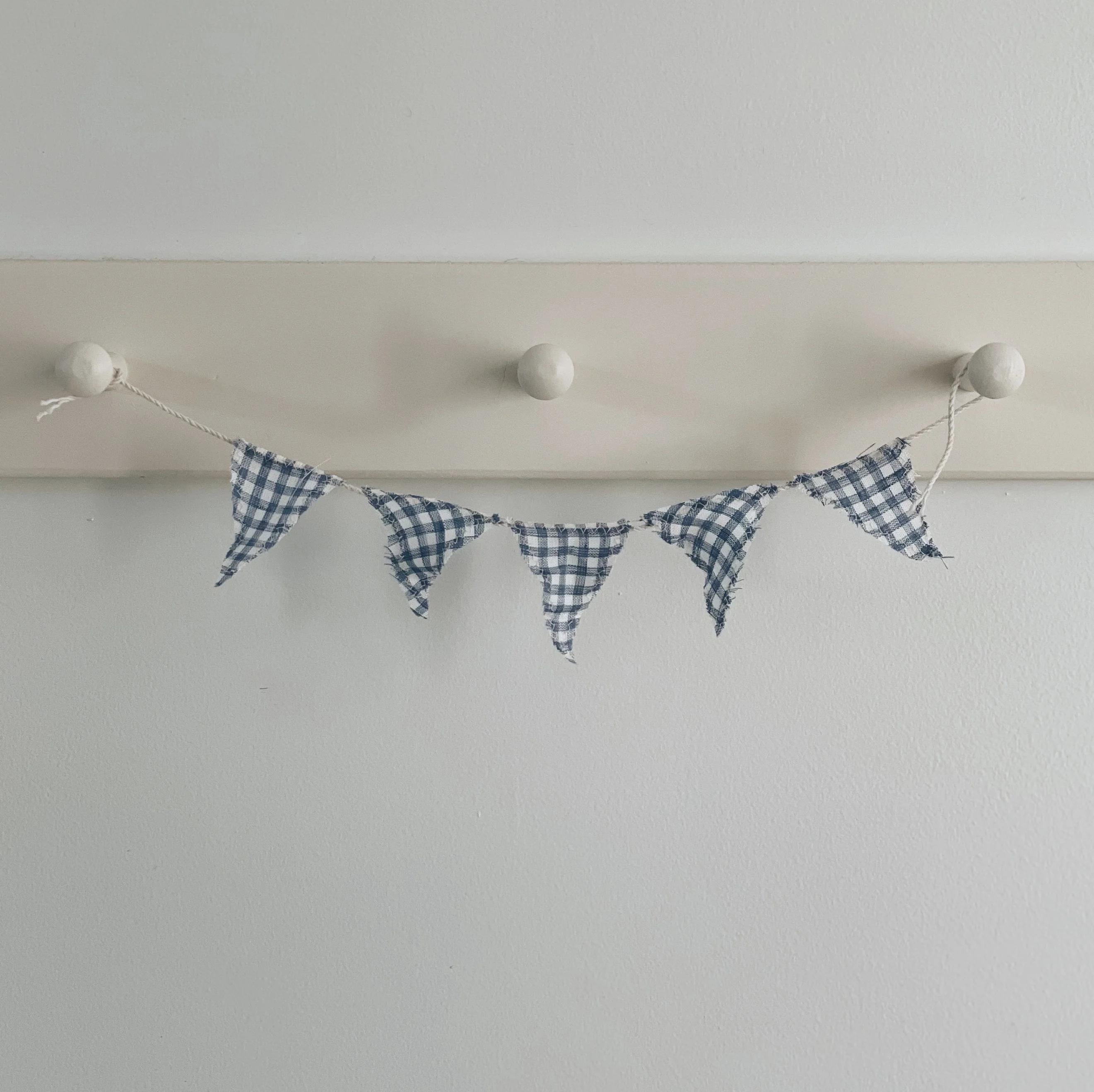 Mini Linen Celebration Bunting Banner