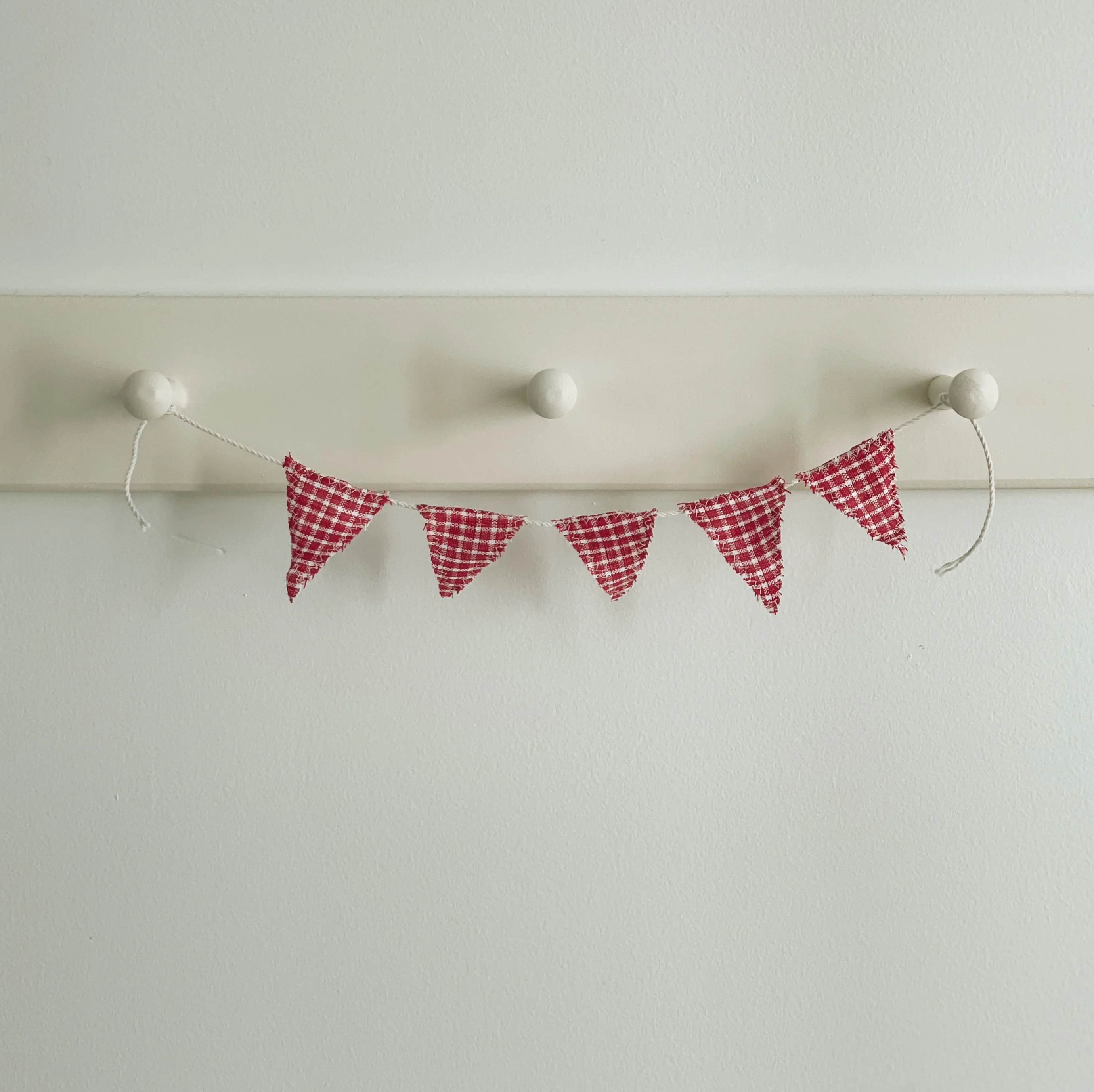 Mini Linen Celebration Bunting Banner