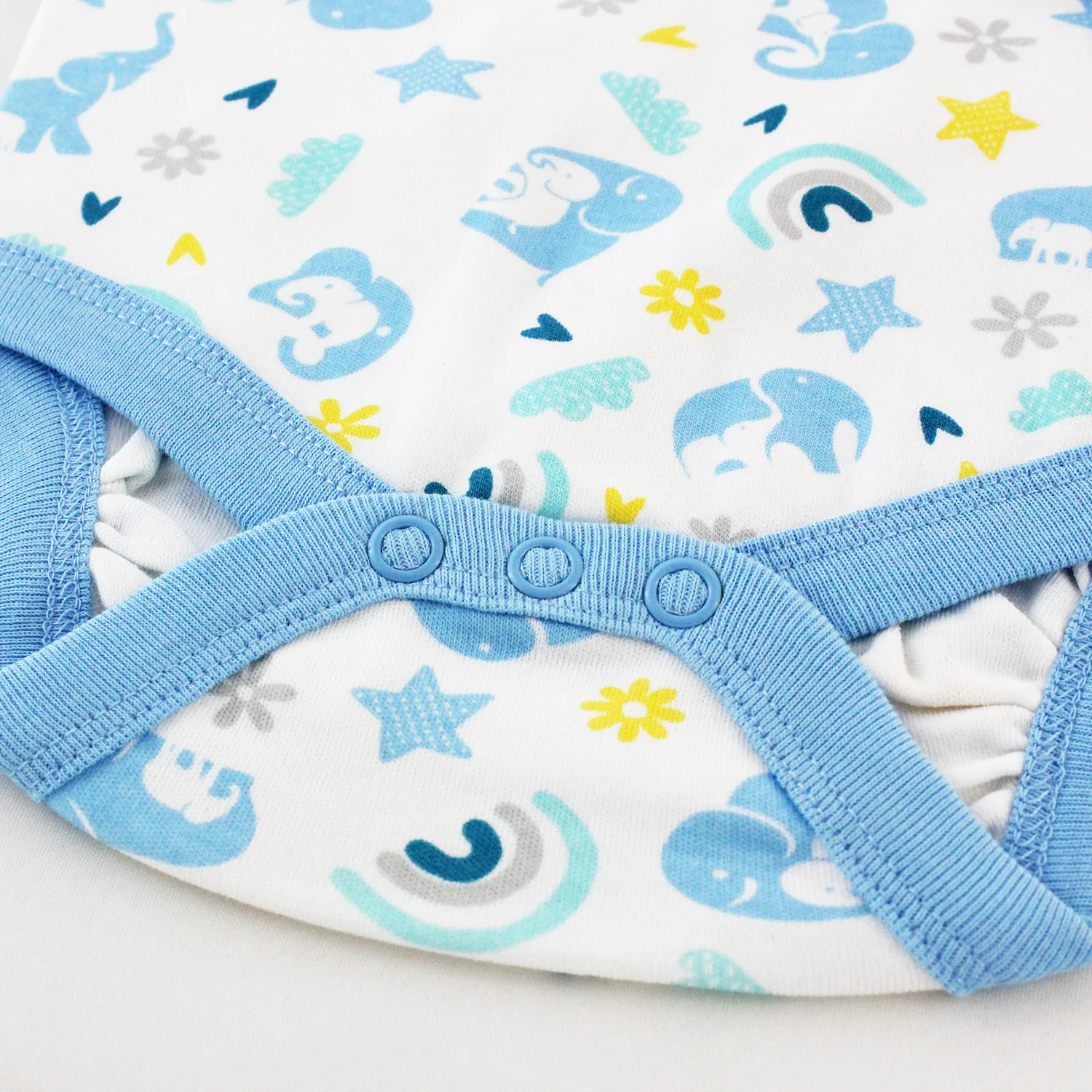 Endanzoo Organic Long Sleeve Bodysuit - Elephant Love