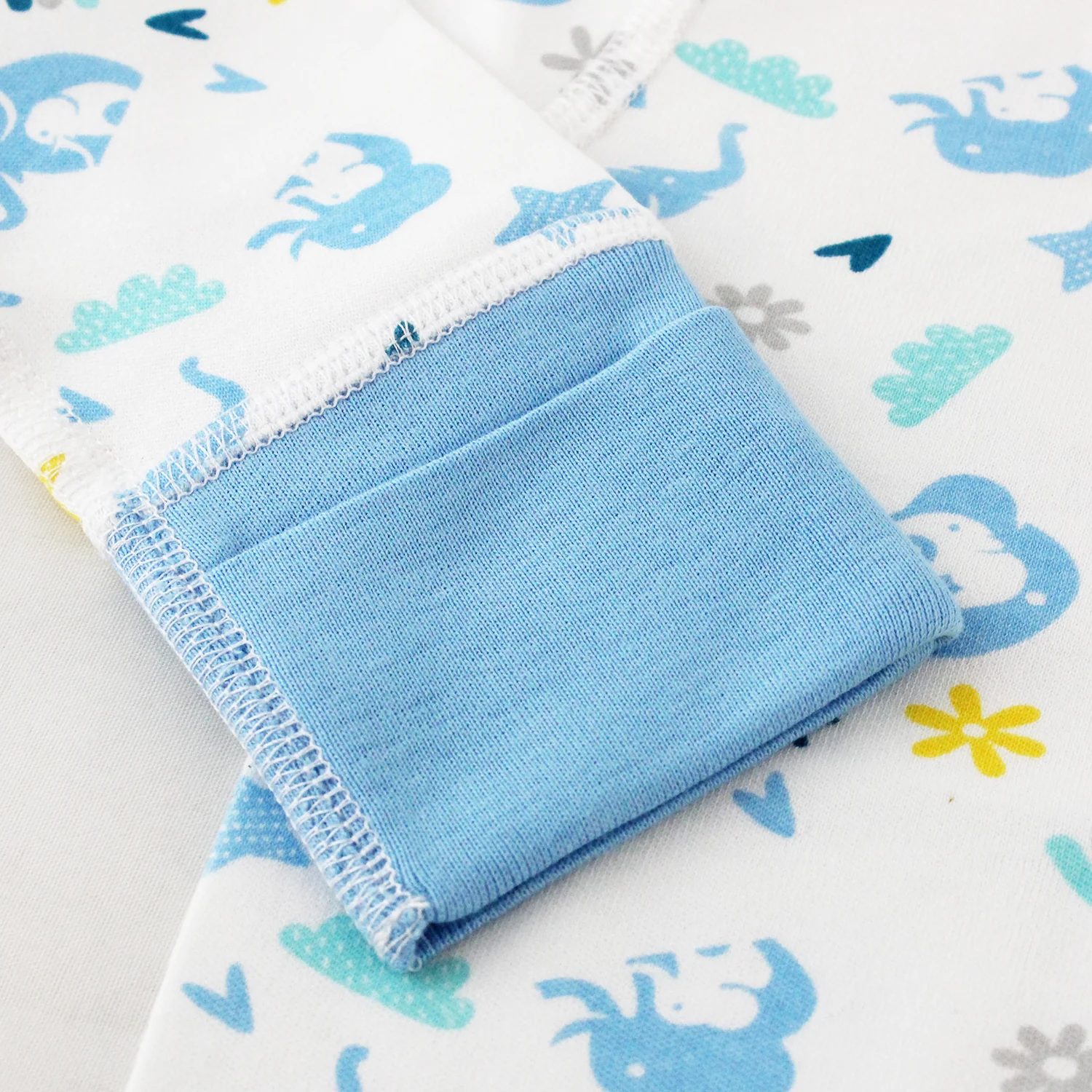 Endanzoo Organic Long Sleeve Bodysuit - Elephant Love