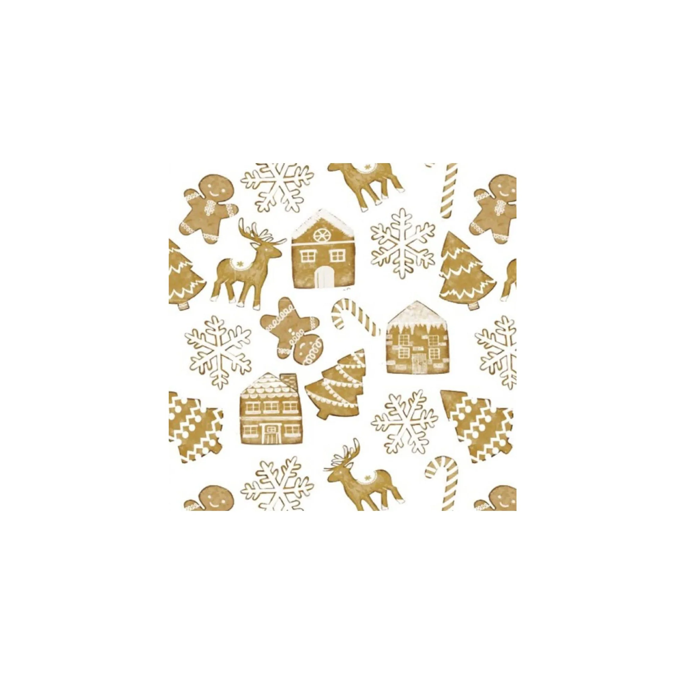 (LB) Gingerbread Organic Cotton Magnetic Footie