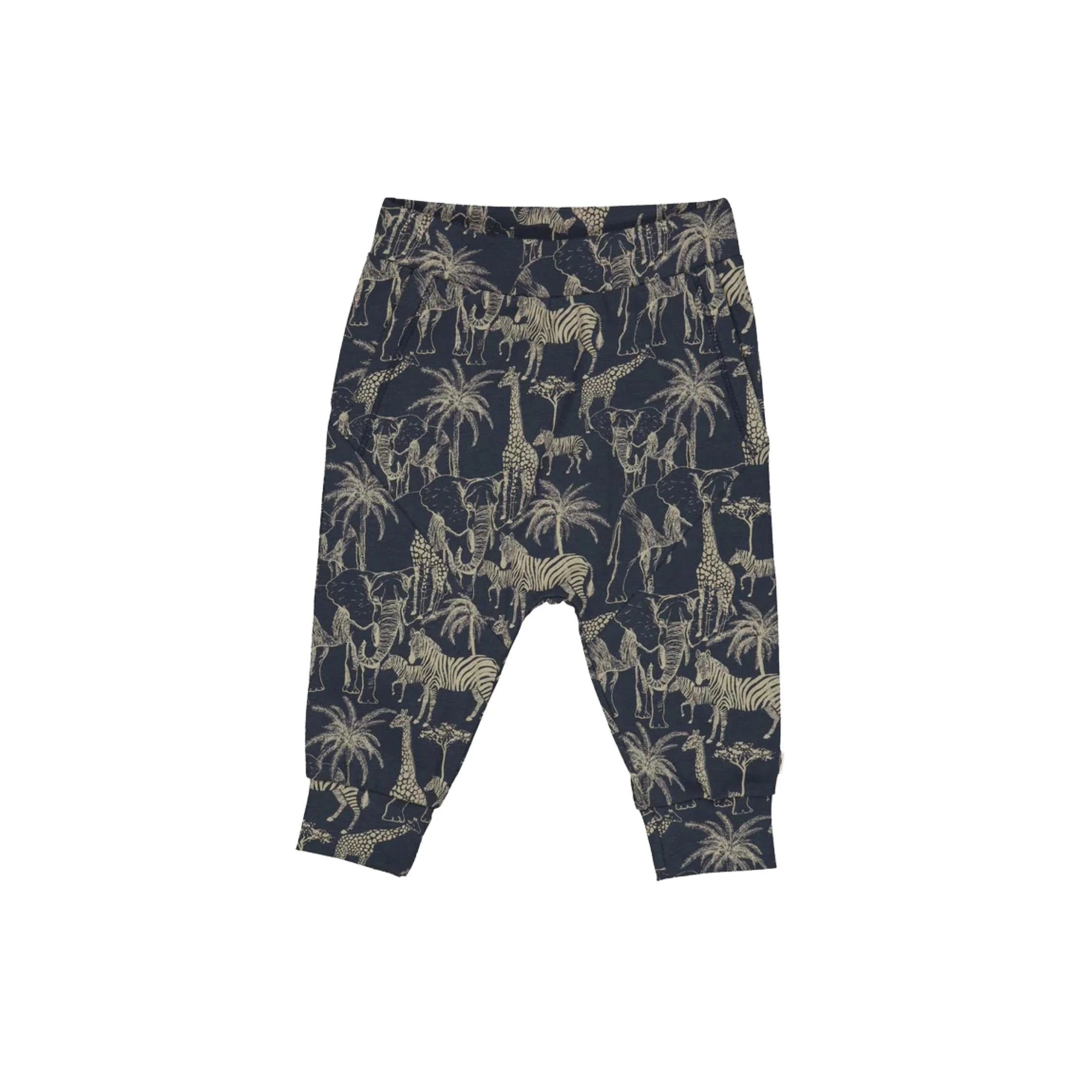 Safari Print Night Blue Pant