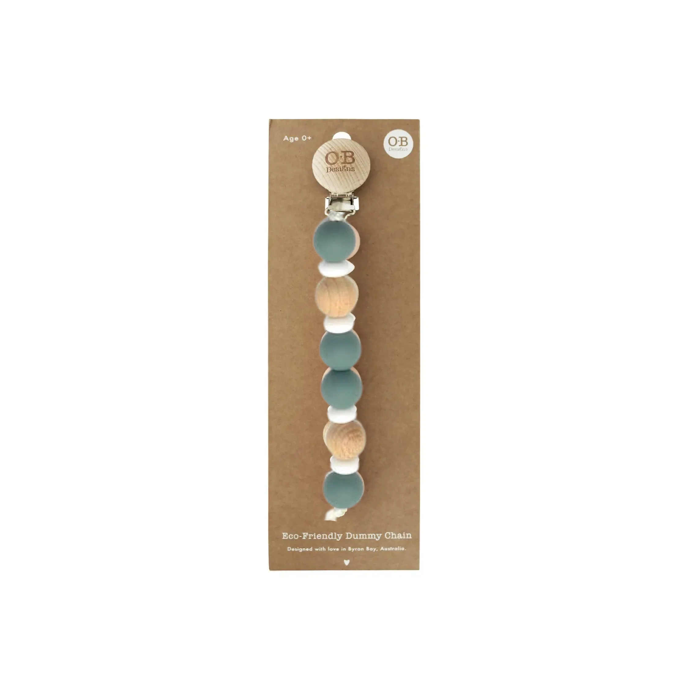 Wooden And Silicone Eco Friendly Pacifier Chain