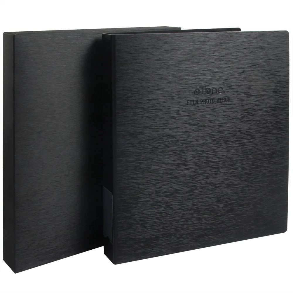 Ring Binder Photo Slide Storage Album For Print File Sheet Roll Film Negative Sleeves Protector