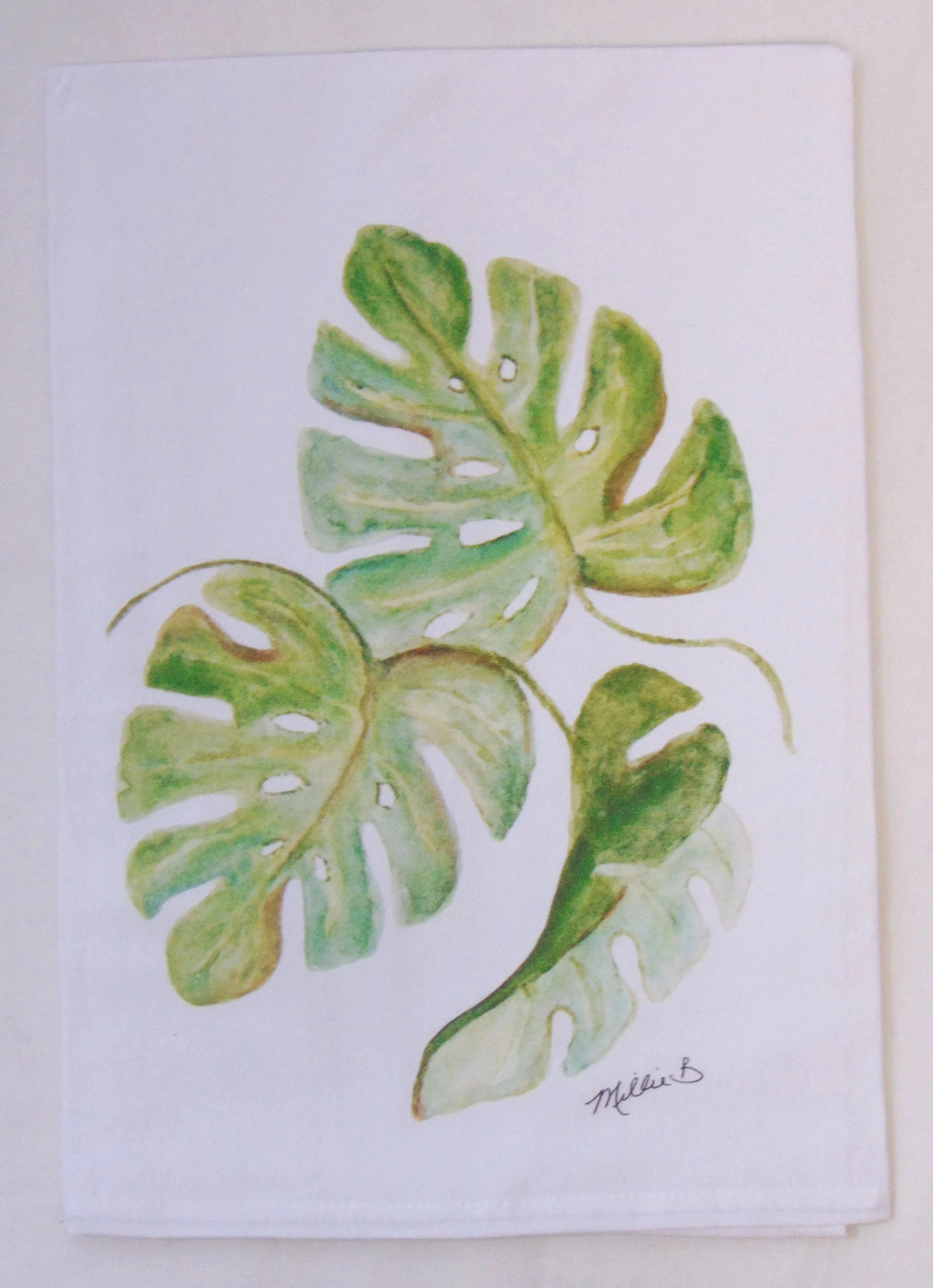 Hand Printed Kitchen Flour Sack Towels