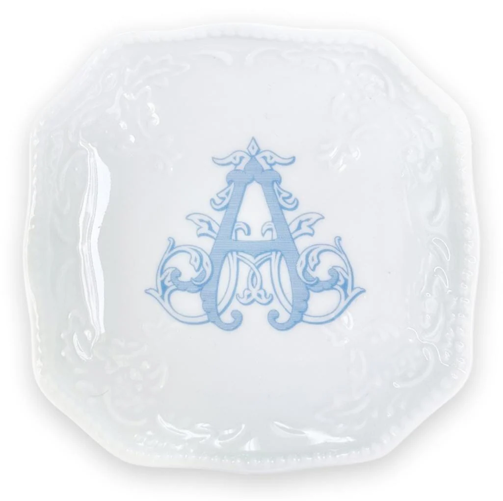 Monogrammed Trinket Dish