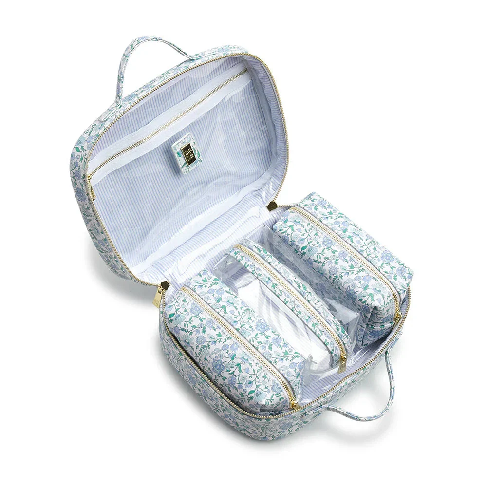 Luxe Cosmetic Case - Hamptons Floral