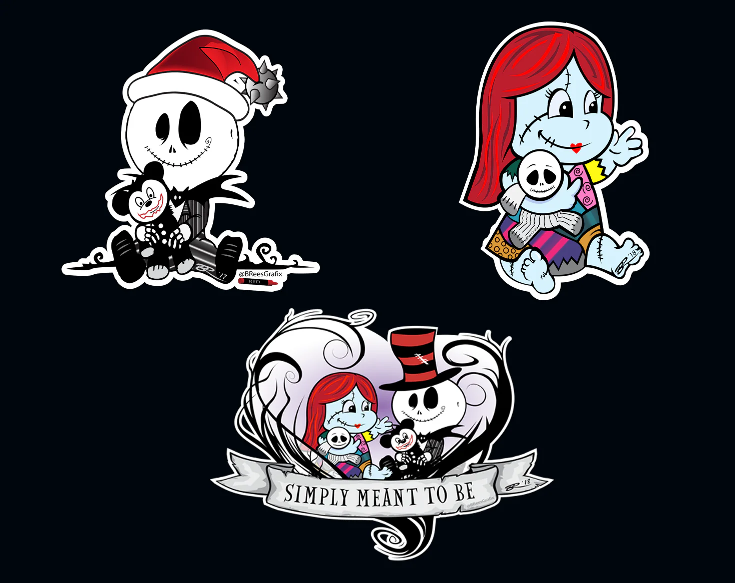 Love Set 1 Collection Vinyl Stickers - 3