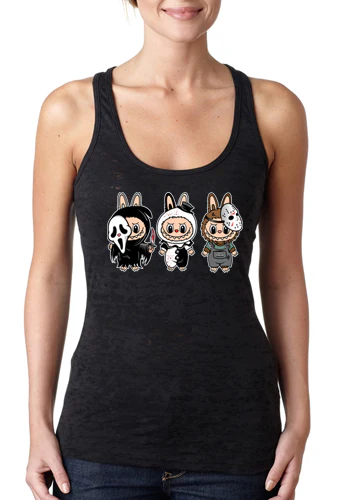 Horror Labubu Adult Graphic TShirt