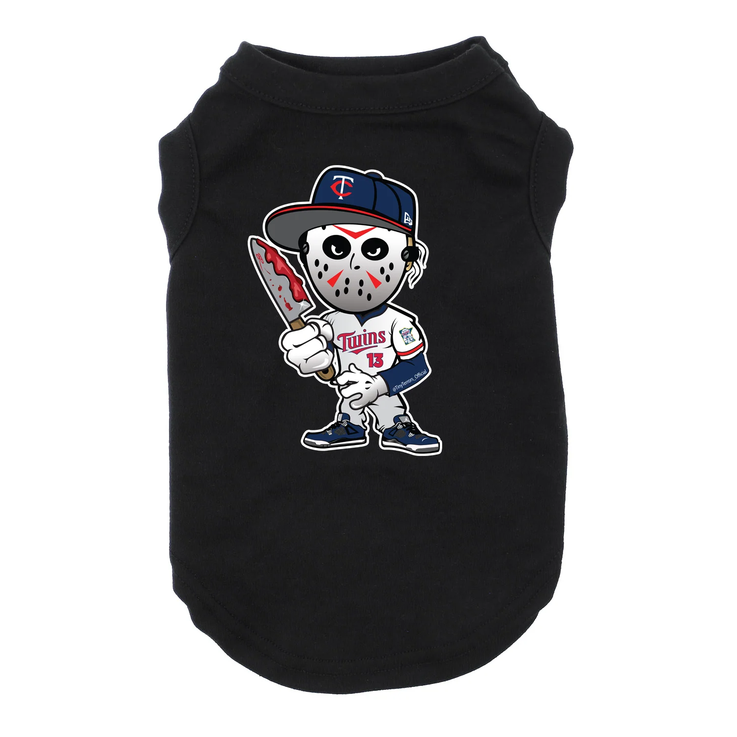 Minnesota Jason Dog Black T-Shirt Cat T-Shirt