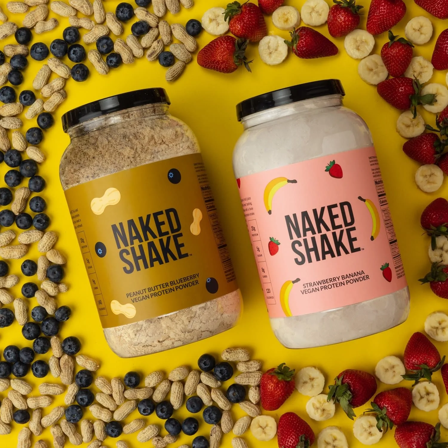 Strawberry Banana Protein Shake | Naked Shake - 30 Servings