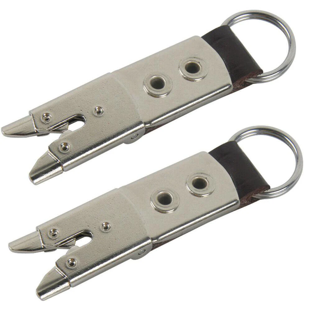 2x Neck Strap Alligator Clips For Rolleiflex 2.8F 3.5E 2.8E 3.5F 3.5T 3.5C TLR