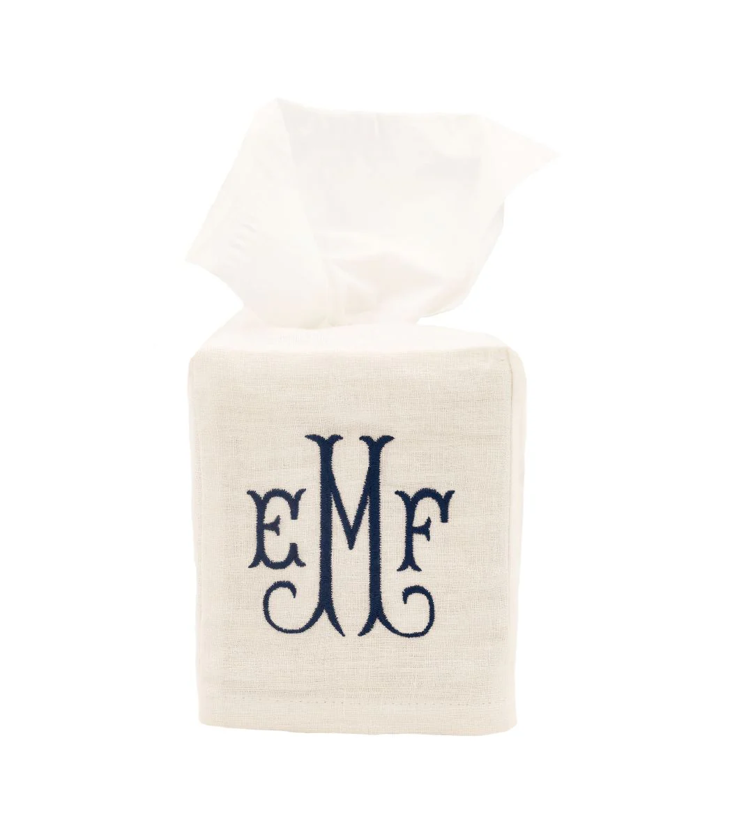 Linen Tissue Box Cover