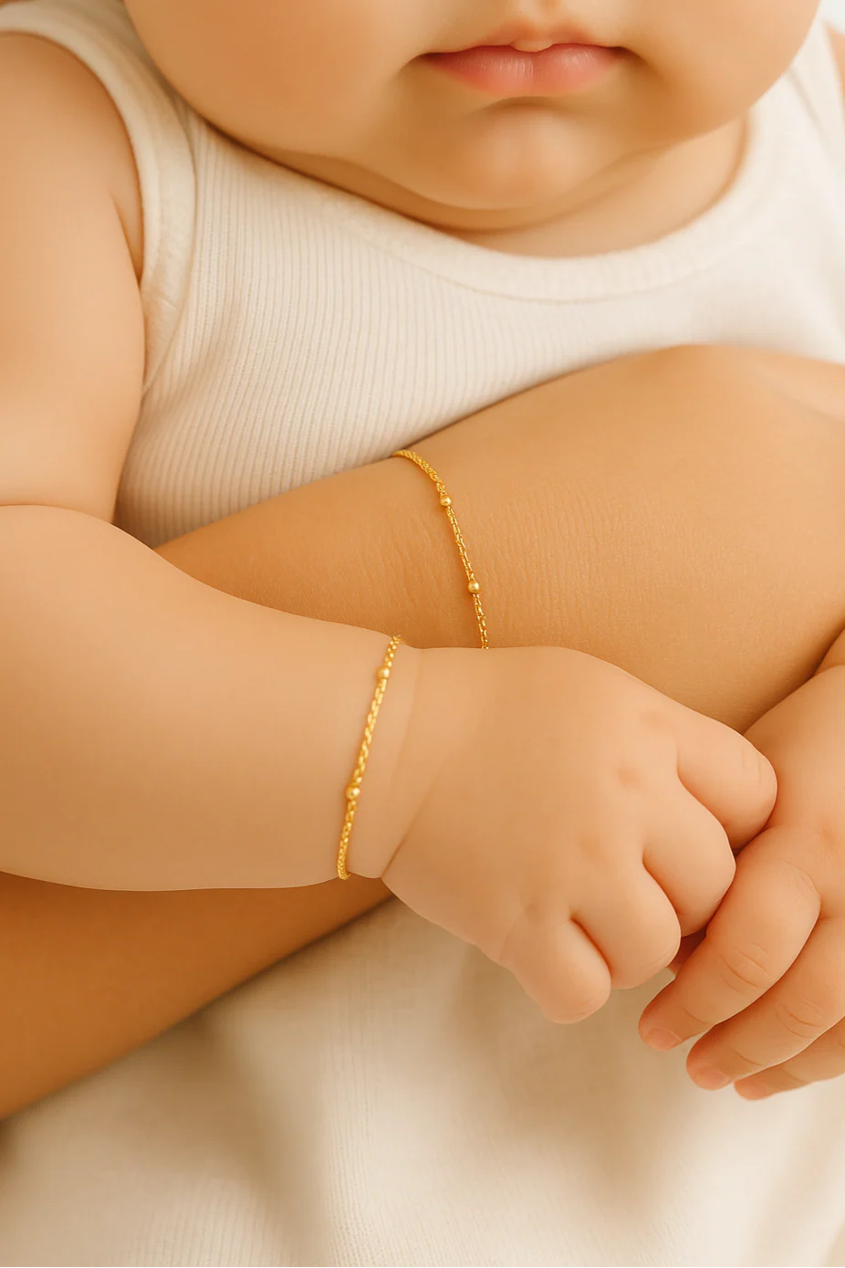 Mommy & Me Halo Bracelet - 14K Gold Filled (Newborn to Adult)