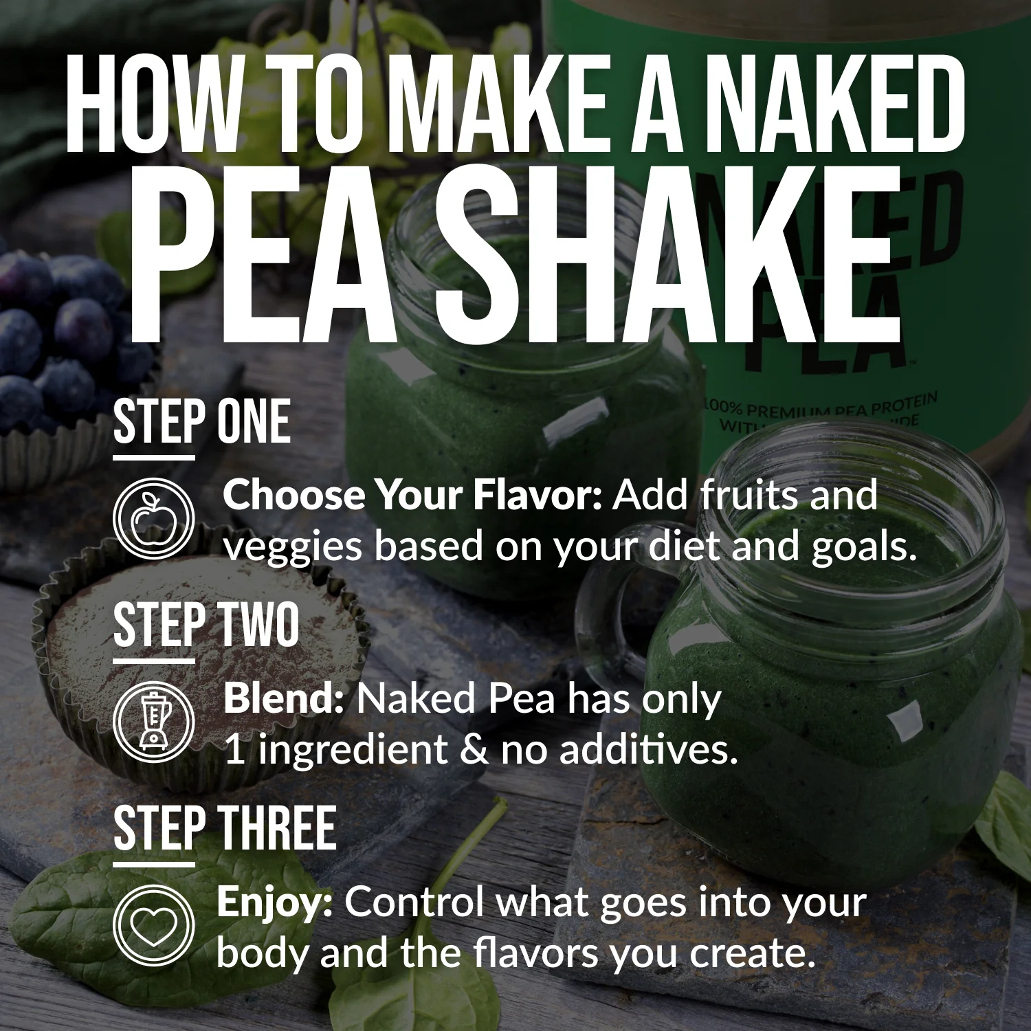 Pea Protein Powder | Naked Pea - 5LB