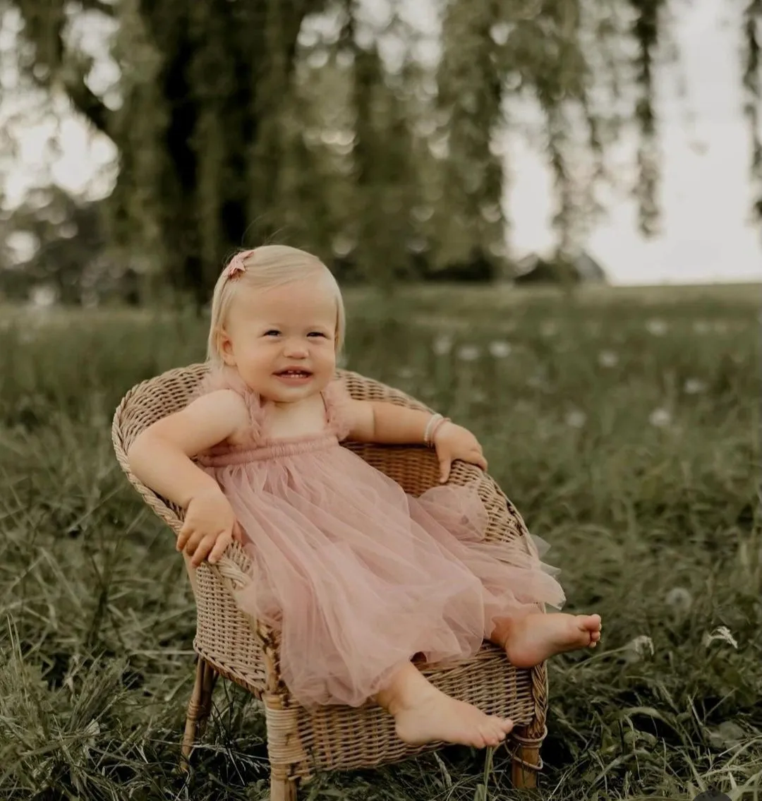 Daphne Dress in Dusty Rose