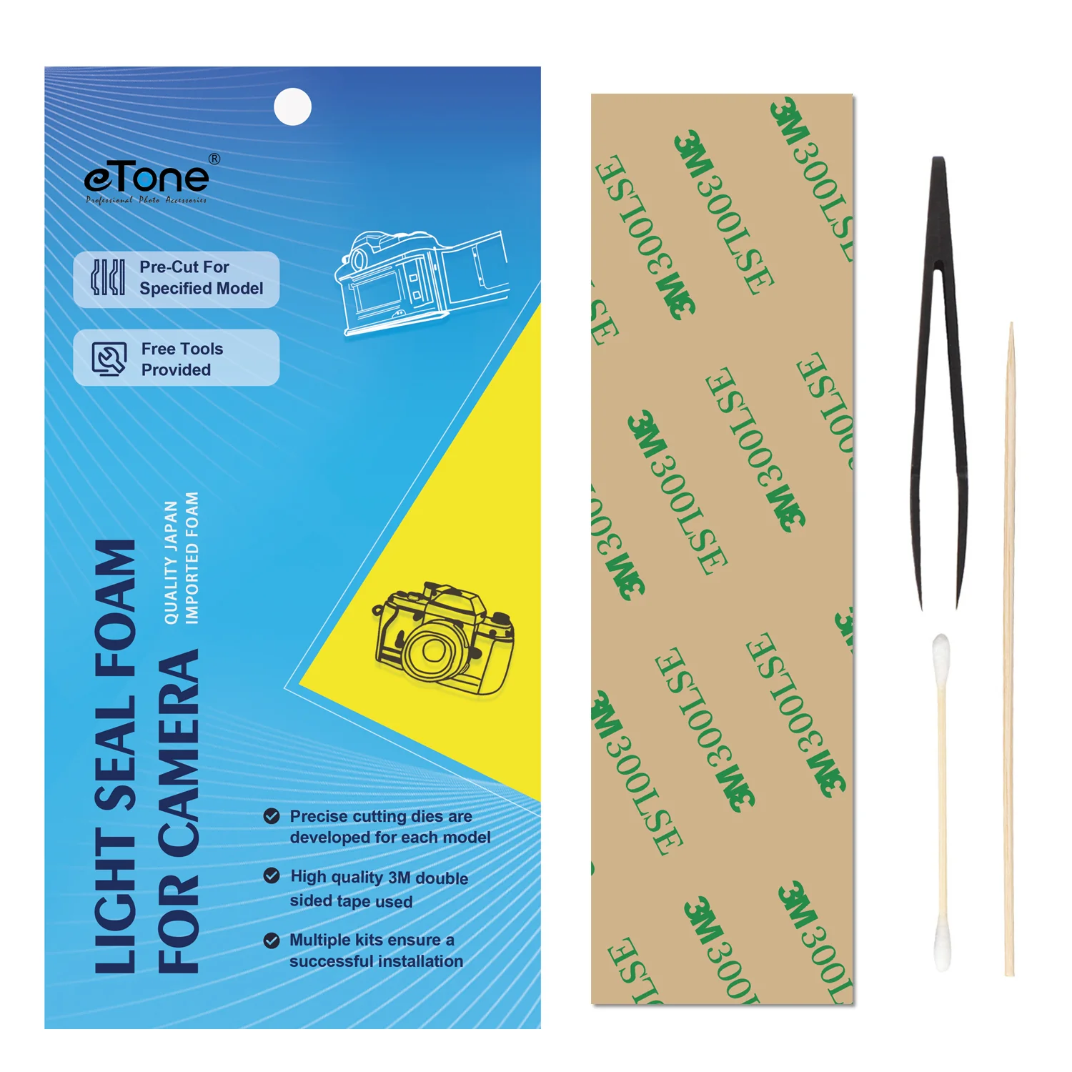 Pre-cut Custom Light Seal Foam Sponge Kits Repair For Asahi Pentax Spotmatic SP/SPII/SPF/ K1000