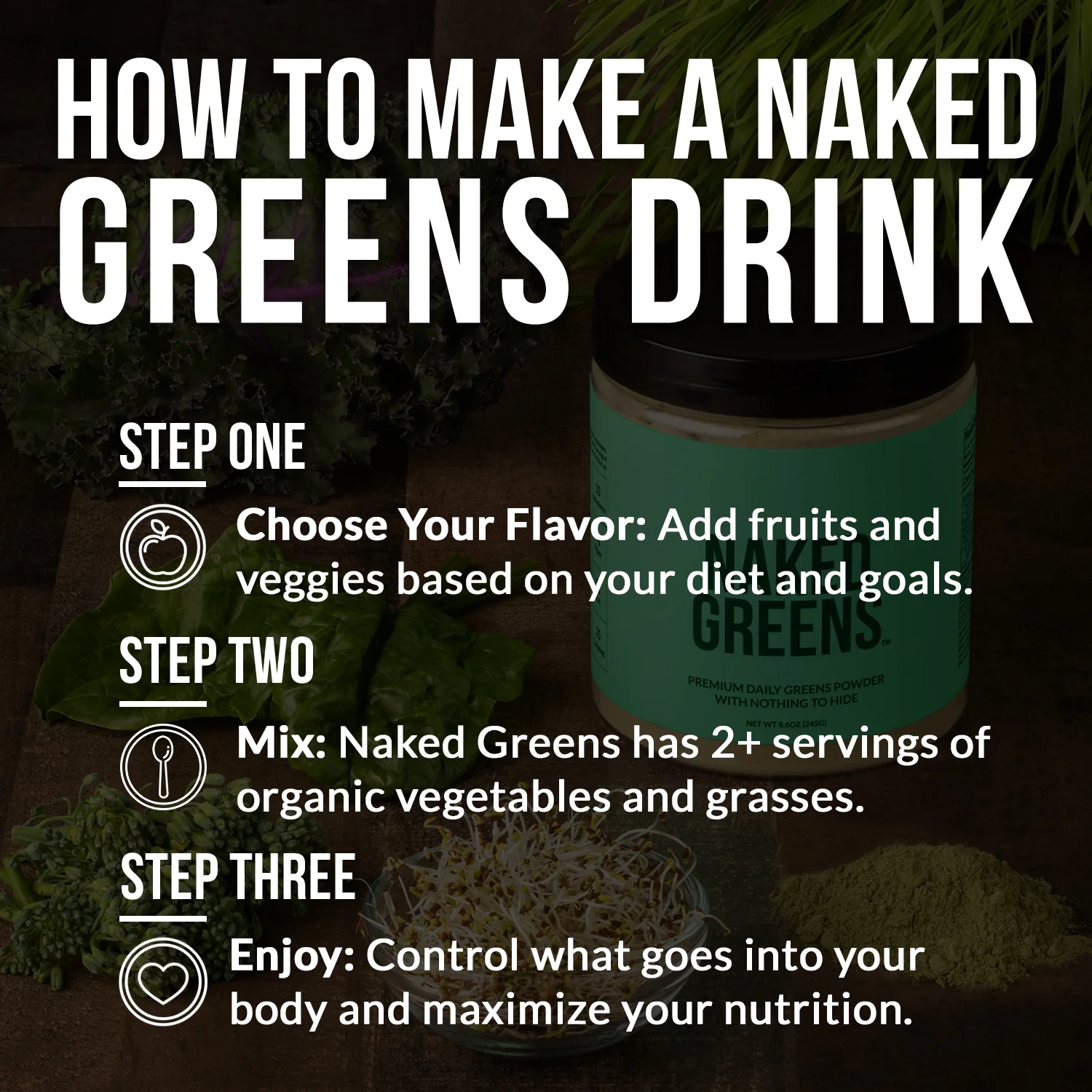 Green Superfood Powder | Naked Super Greens Powder