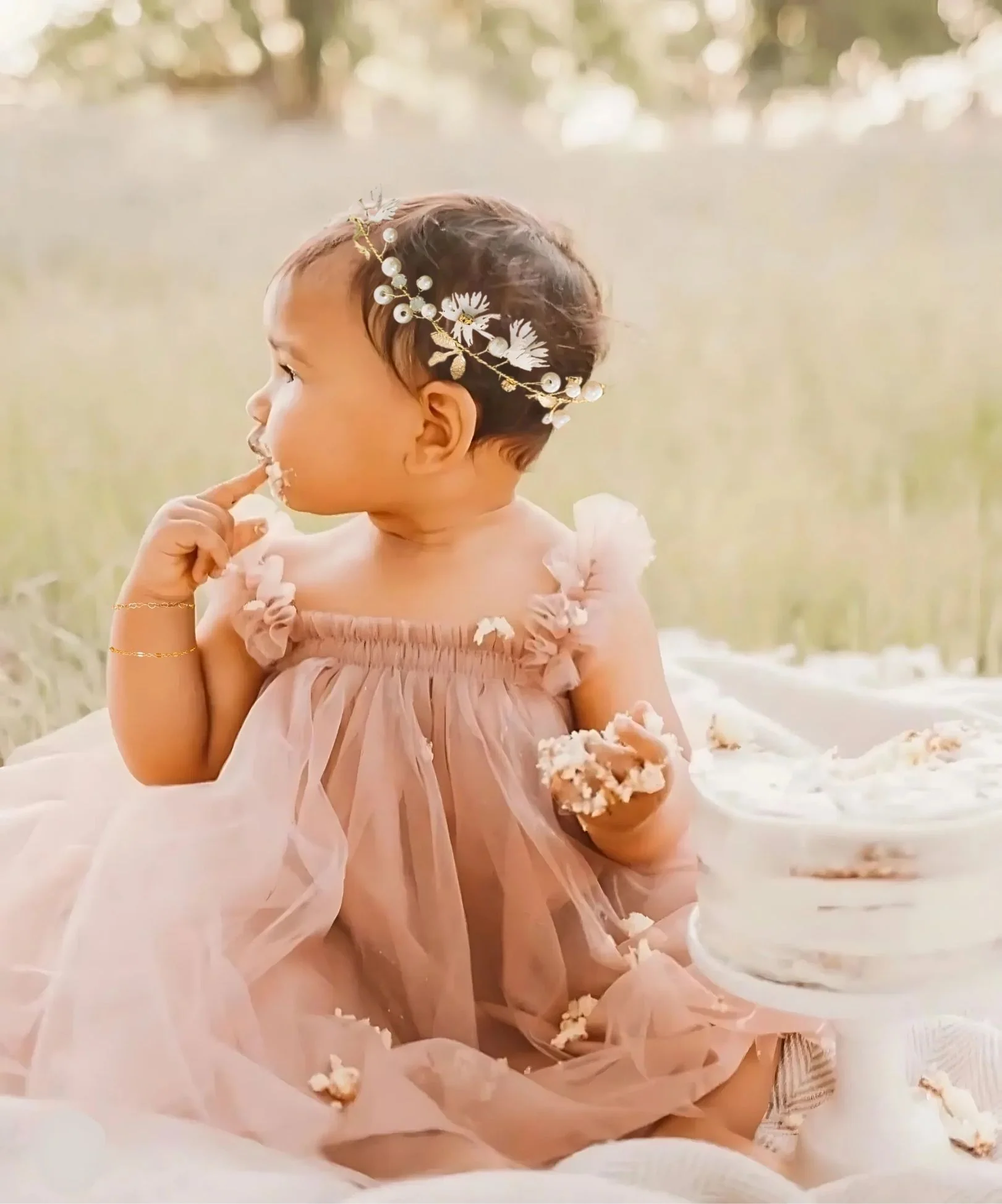 Daphne Dress in Dusty Rose
