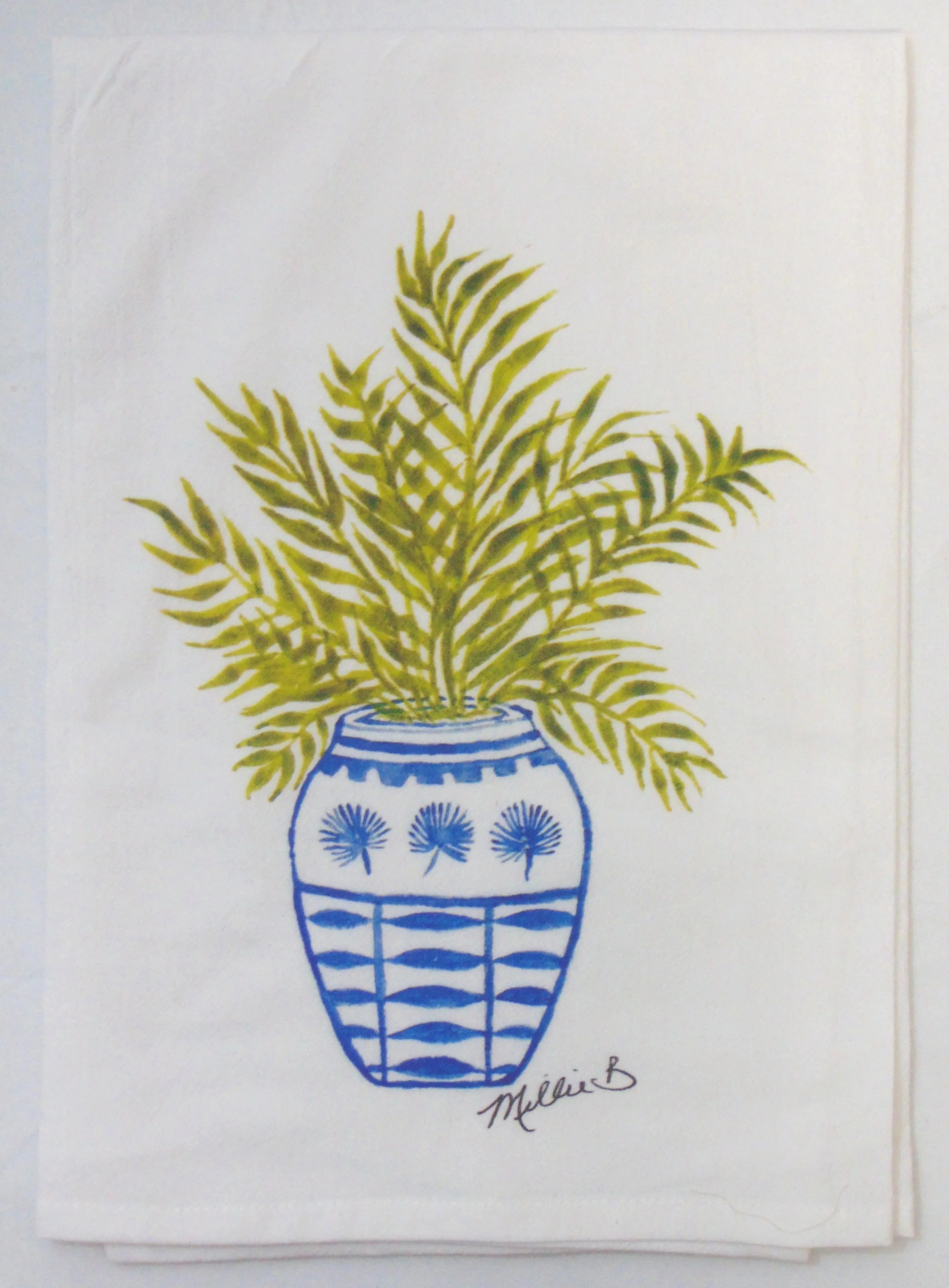 Hand Printed Kitchen Flour Sack Towels