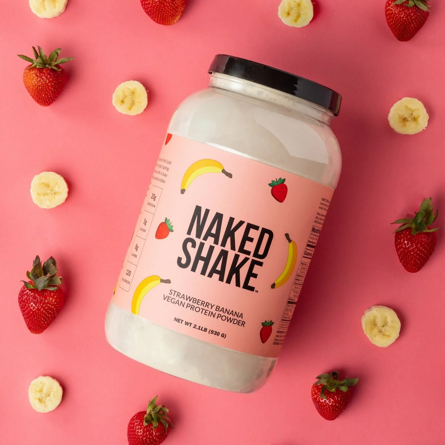 Strawberry Banana Protein Shake | Naked Shake - 30 Servings