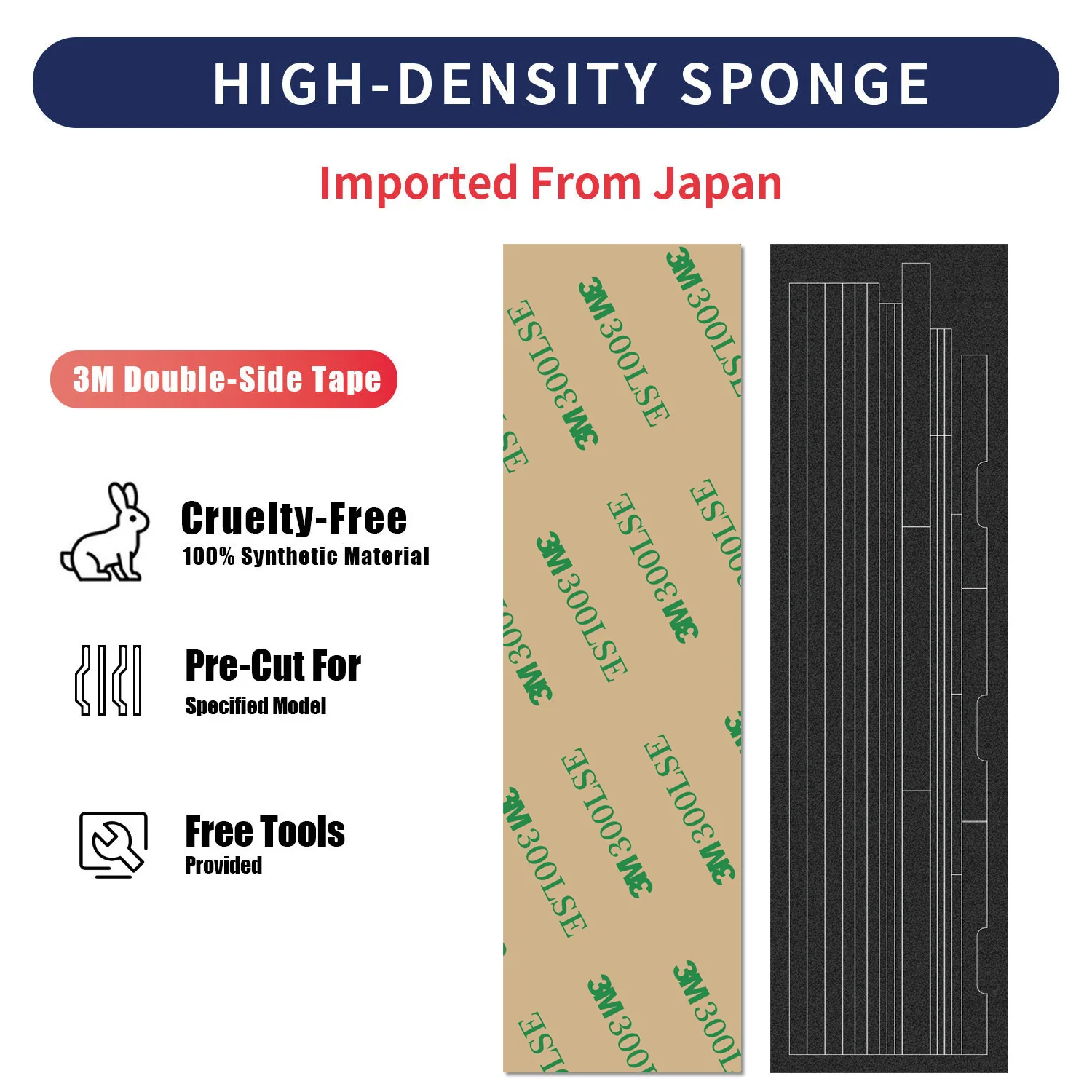Pre-cut Custom Light Seal Foam Sponge Kits Repair For Asahi Pentax Spotmatic SP/SPII/SPF/ K1000