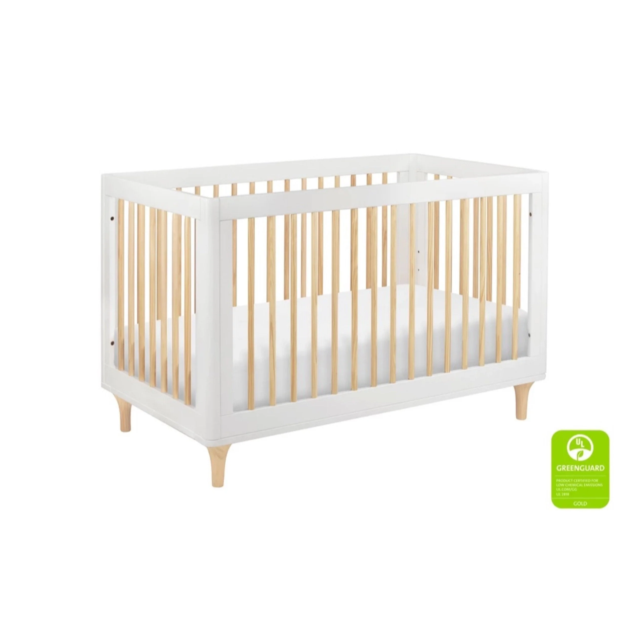 Lolly 3-in-1 Crib White/Natural