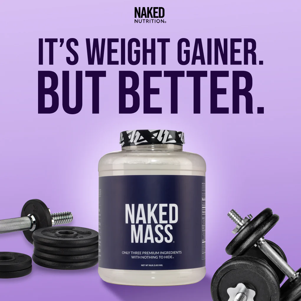 Mass Gainer Protein Supplement | Naked Mass - 8LB