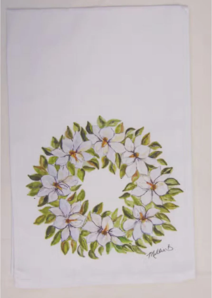 Hand Printed Kitchen Flour Sack Towels