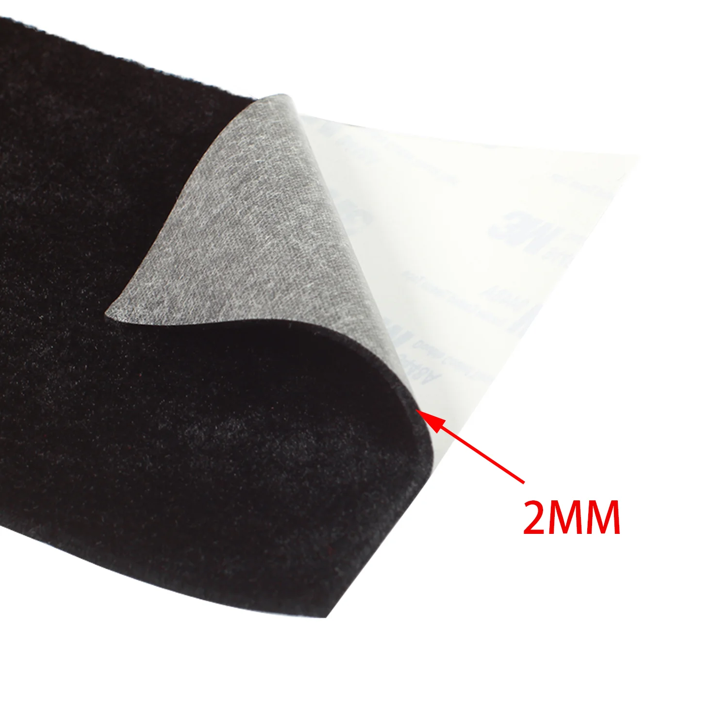 Self Adhesive Baffle Flannel 100x200x2mm Camera Panorama Film Back Graflock Back Repair Mirror Damper Light Seal Light Proof Kit