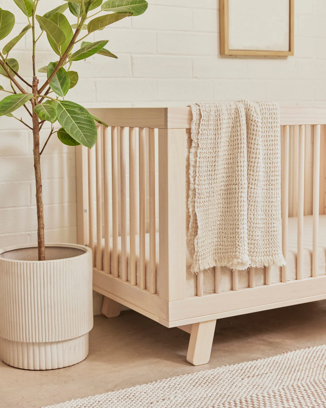 Hudson 3-in-1  Crib Washed Natural