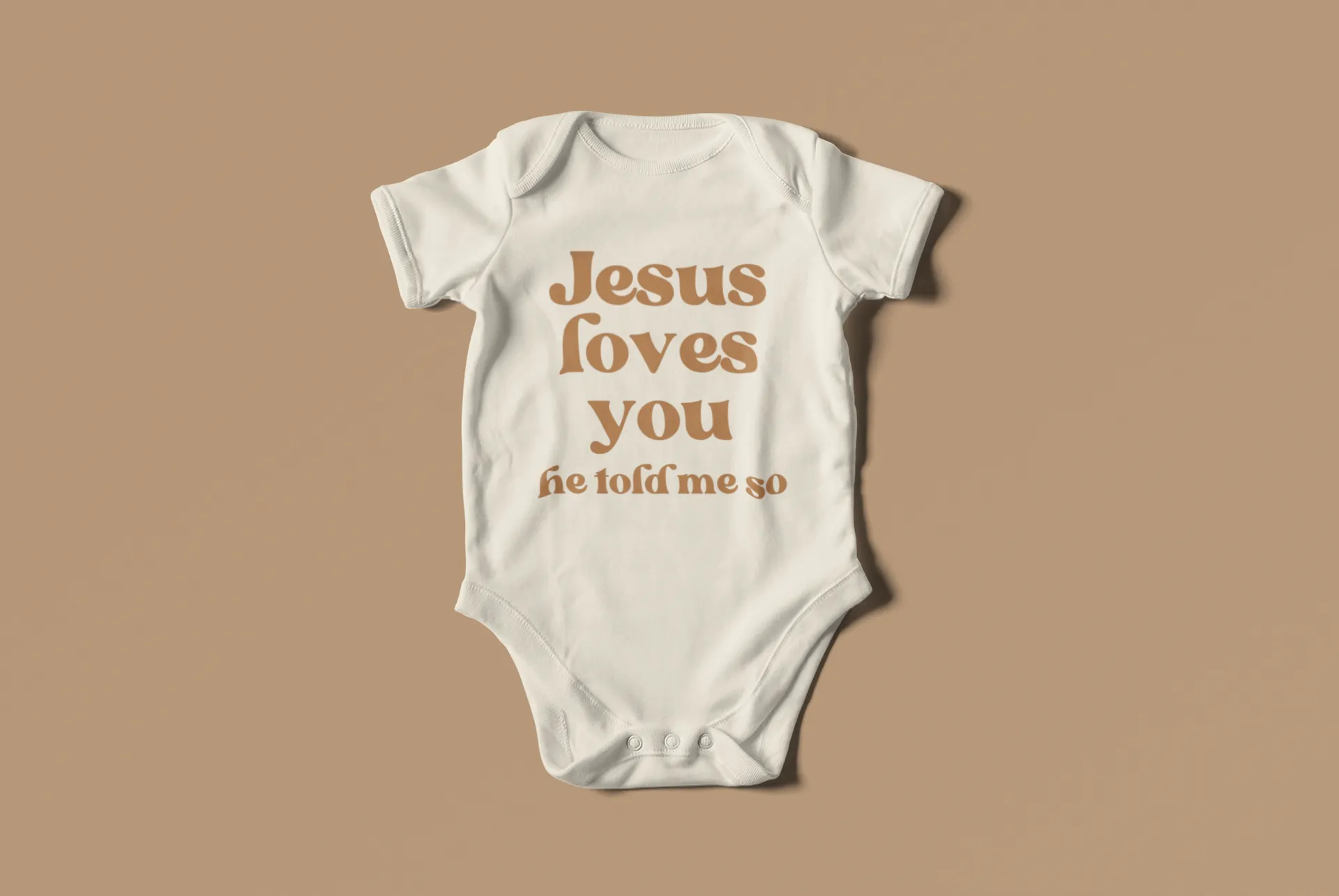 Jesus Loves You Retro Bodysuit or Tee